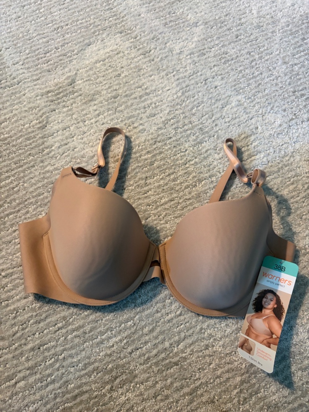 Warner's Smooth Nude T-Shirt Bra in Beige